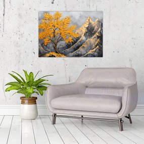 Kép – Arany fa a hegyekben (70x50 cm)