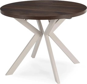 Modern bővíthető étkezőasztal LUKAS 100–250 cm dió kasmír