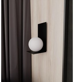 Fali lámpa FORM 1xE14/10W/230V fekete