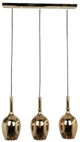 Csillár zsinóron LUGANO 3xE14/40W/230V arany