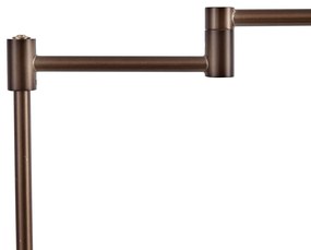Design állólámpa sötét bronz színben, LED-del és érintődimmerrel - Notia