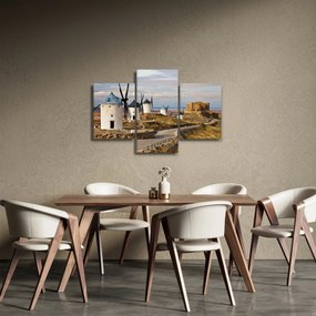 Kép - Consuegra szélmalmai, Spanyolország (90x60 cm)
