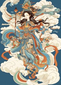 Poszter 20,5x28,4cm Mennyei látnoknő