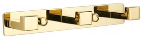 Mexen tripla törölköző fogas, Arany - 709263-50