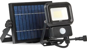 Kobi LED kültéri napelemes reflektor szenzorral LED/10W/3,7V 6500K IP65 2200 mAh KB0166