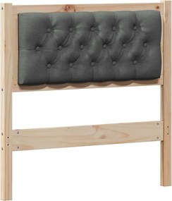 vidaXL Fejtámla Egyéb barna és sötétszürke 75 cm Tömör fenyőfa