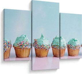Cupcakes képe (90x60 cm)