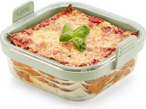 Üveg sütőforma forrólevegős fritőzhöz 18,5x17,5 cm – Lékué