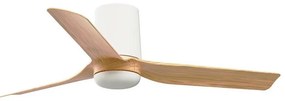 FARO 33833WT - Mennyezeti ventilátor MINI PUNT TUB S barna/fehér átm. 90 cm WT + távirányító