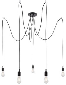 Paulmann 50389 - Csillár zsinóron NEORDIC 5xE27/20W/230V pók