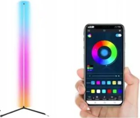Qjuzo Led sarok állólámpa, modern Rgb állólámpa