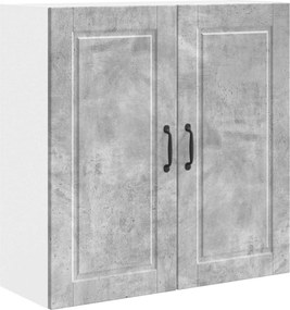 vidaXL Konyhaszekrény polcokkal Beton Szürke 80 x 31 x 80 cm Faanyag