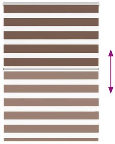 zebrafüggönnyel barna szövetszélesség 90,9 cm poliészter