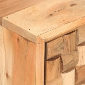 tömör akácfa TV-szekrény 100 x 35 x 40 cm