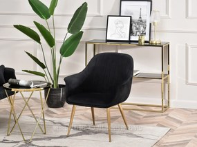 Fotel Osmol F (fekete + arany). 1110360