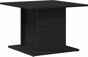 vidaXL Dohányzóasztal Fekete tölgy 55,5 x 55,5 x 40 cm Faanyag