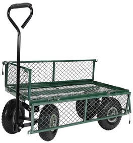 Fém kerti kézikocsi, 300 kg teherbírással