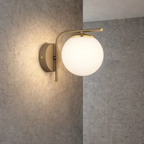 Brilagi - Fali lámpa MILO ECRU 1xE27/60W/230V bézs/arany