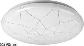 Rabalux beltéri okos mennyezeti lámpa 24w 1920lm 3000-6500k fehér damien wifi