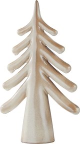 SYLVAN SPIRIT kerámia dekor fenyő 28 cm , bézs