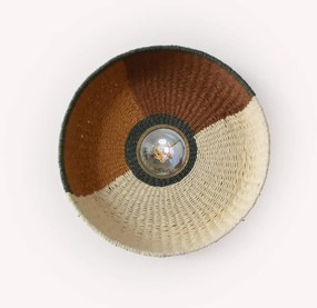 AVIANO LIGHTING LY03WOV-D43-S WOVEN Kerek Mennyezeti Lámpa Barna, Fekete, Arany E27 IP20