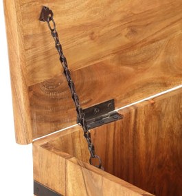 tömör akácfa láda 90 x 40 x 40 cm