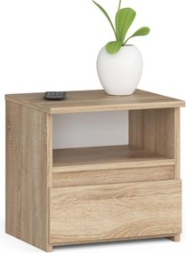 Éjjeliszekrény CL1 sonoma tölgy dohányzóasztal 40cm Akd