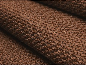 Terrakotta színű sarokkanapé (jobb oldali-heverő résszel) Ekahi – Makamii