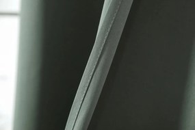 Függöny OXFORD 140x270 cm, szürkészöld Felfüggesztés: Hullámos sínszalag