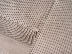 AKCIÓ Bézs sarokkanapé SMART COSARO, kétoldalas + 2 db párna INGYEN II. osztály