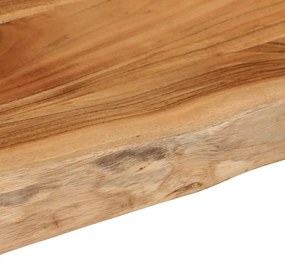 tömör akácfa téglalap alakú asztallap 90 x 40 x 2,5 cm