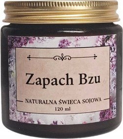 Természetes szójagyertya – Bodza illat 120 ml kézzel készített