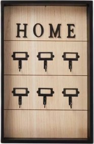 Doboz szekrény kulcstartó 6 akasztós Home