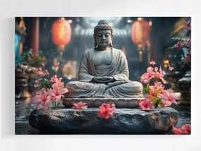 Poszter Vallás Buddhizmus Szobor Buddha Templom 60x40