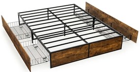 Franciaágy keret 4 fiókkal 140x200cm