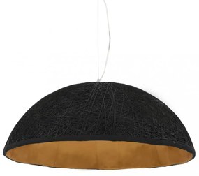 fekete-arany függőlámpa Ø70 cm E27