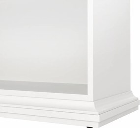 Polcos szekrény, fehér, PARIS 79864
