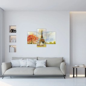 Festett kép az Eiffel-torony (90x60 cm)