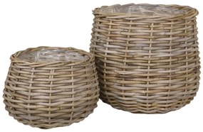 Pulo kosarak, kubu rattan, natúr 2 db