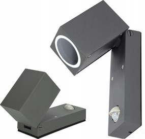 Kerti lámpa Kültéri homlokzati fali lámpa GU10 mozgásérzékelővel IP44 S