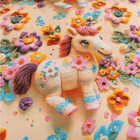 Gyermek mikroszálas ágyneműhuzat PONYBLOOM színes Ágyneműhuzat mérete: 70 x 80 cm | 140 x 200 cm