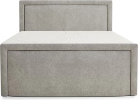 Szürkésbézs ágyneműtartós boxspring ágy 160x200 cm Fresco – Maison de Rêve