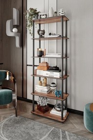 Bookcase 6 Rect - dió polc