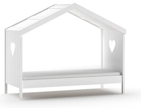 Fehér házikó alakú gyerekágy 90x200 cm Amori - Vipack