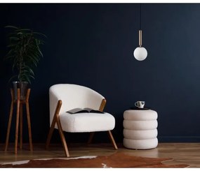 ITALUX PND-2324-1 GD+OPA - Csillár zsinóron RAVENA 1xE27/10W/230V fekete/arany