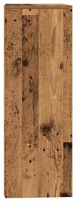 tálalószekrény 6 fiókkal régi fa 50x34x96 cm műszaki fa