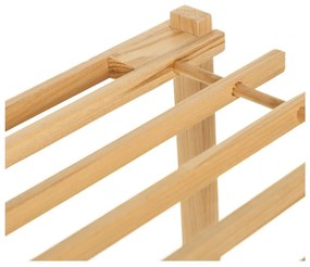 Natúr színű jegenyefenyő cipőtartó Natural Way – Casa Selección