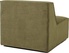 Sting zöld kordbársony középső kanapé modul - Scandic