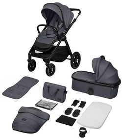 Lionelo - Kombinált 2 az 1-ben babakocsi LAYLA Grey Stone