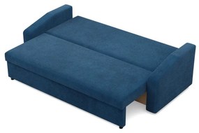 Zeus kanapéágy, kordbársony, hab töltet, döntött kartámasz, kék